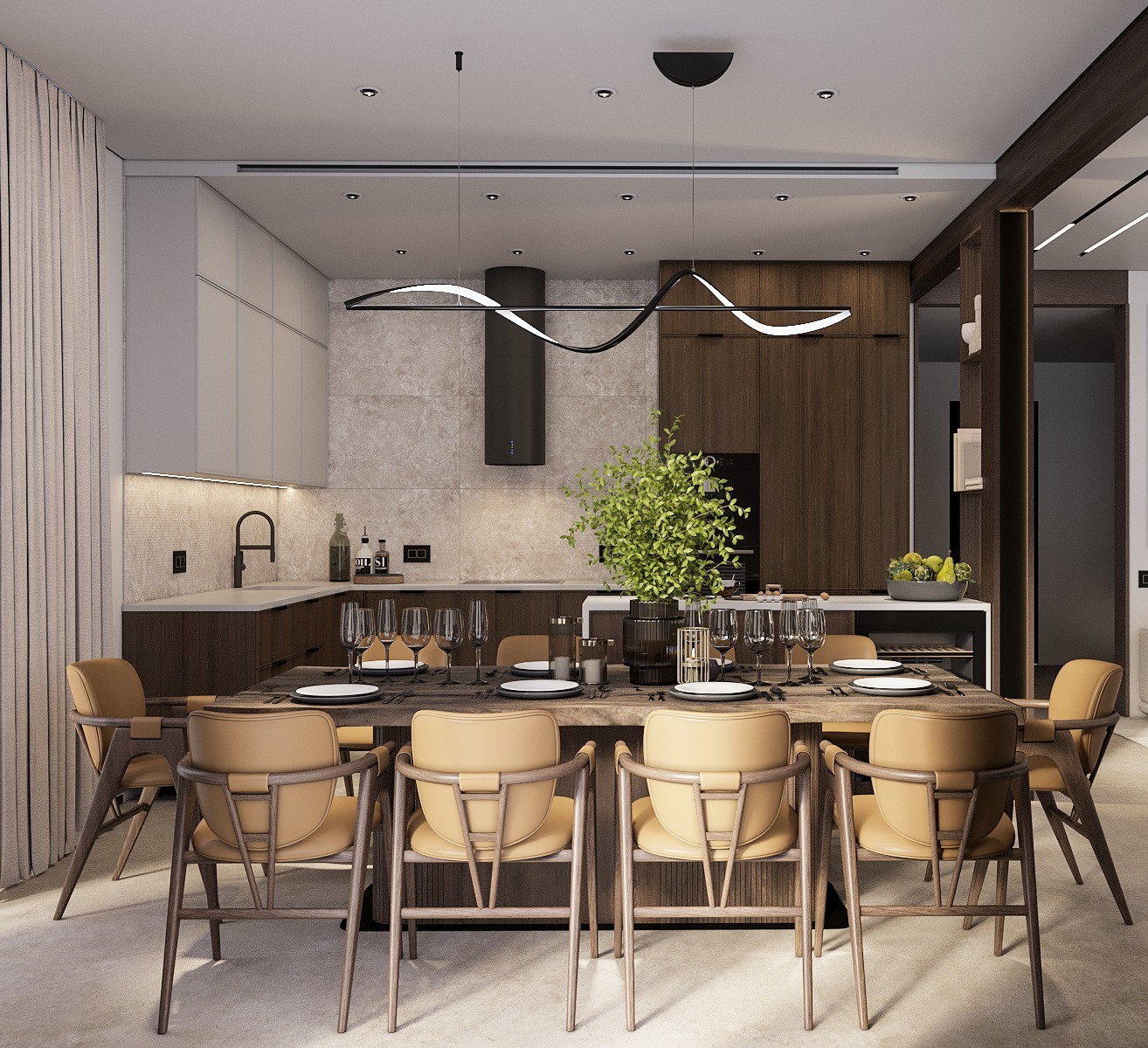 Thiết kế nội thất bếp hiện đại
